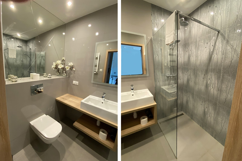 Dusche_Toilette Ferienwohnung Danzig