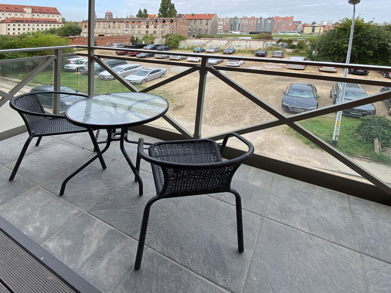 Balkon Ferienwohnung Danzig