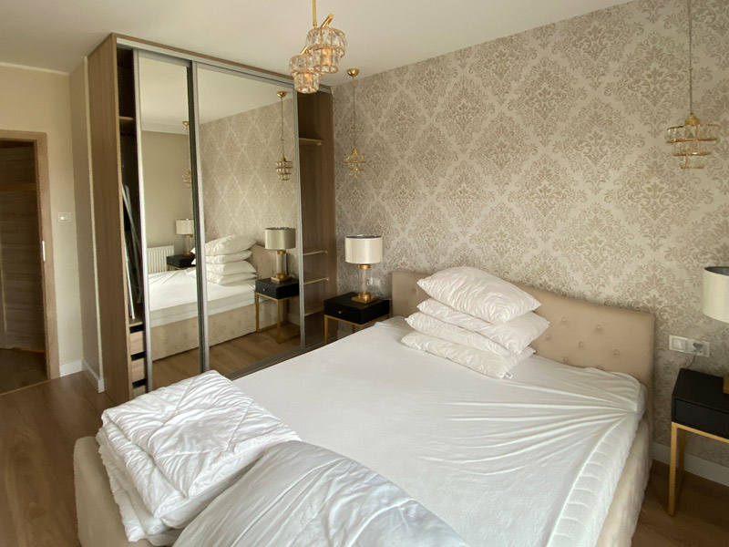 Schlafzimmer Ferienwohnung Danzig
